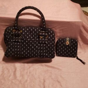 VERA BRADLEY purse and wallet set